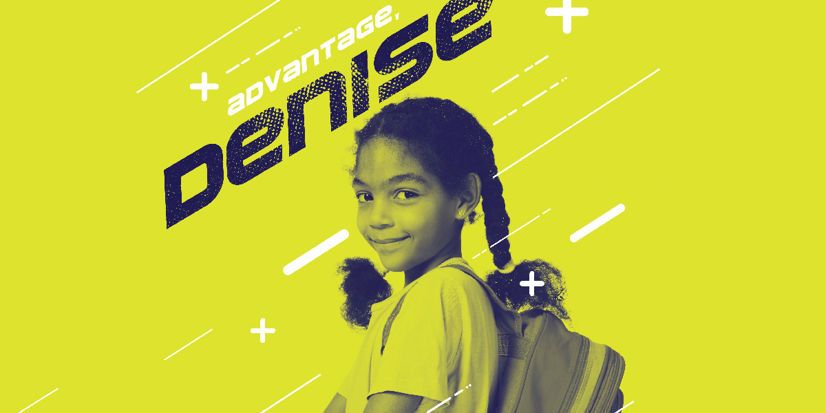 Showing a young girl tennis player with the Tennis Success branding.