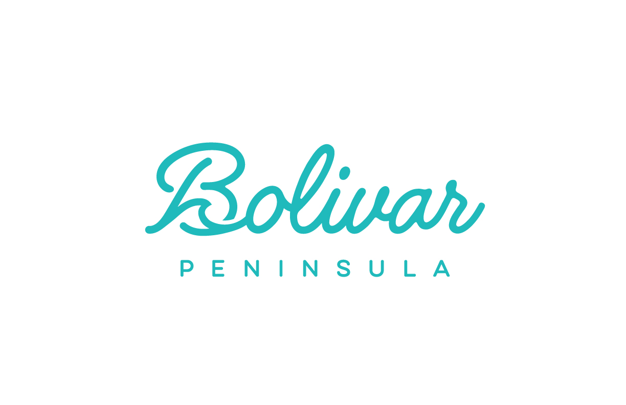 Showing the Bolivar Peninsula logo.