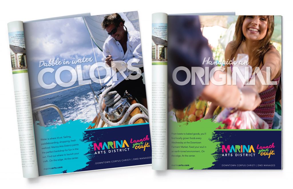 Marina Arts magazine ad